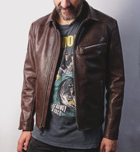 Cargar imagen en el visor de la galería, James Dean Leather Jacket